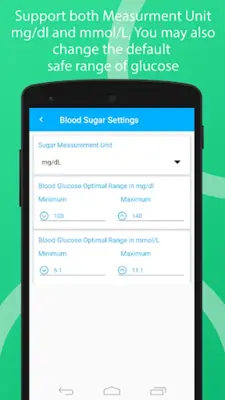 Glucose Tracker android App screenshot 0