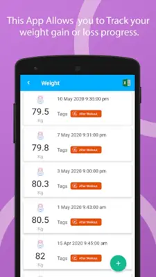 Glucose Tracker android App screenshot 1